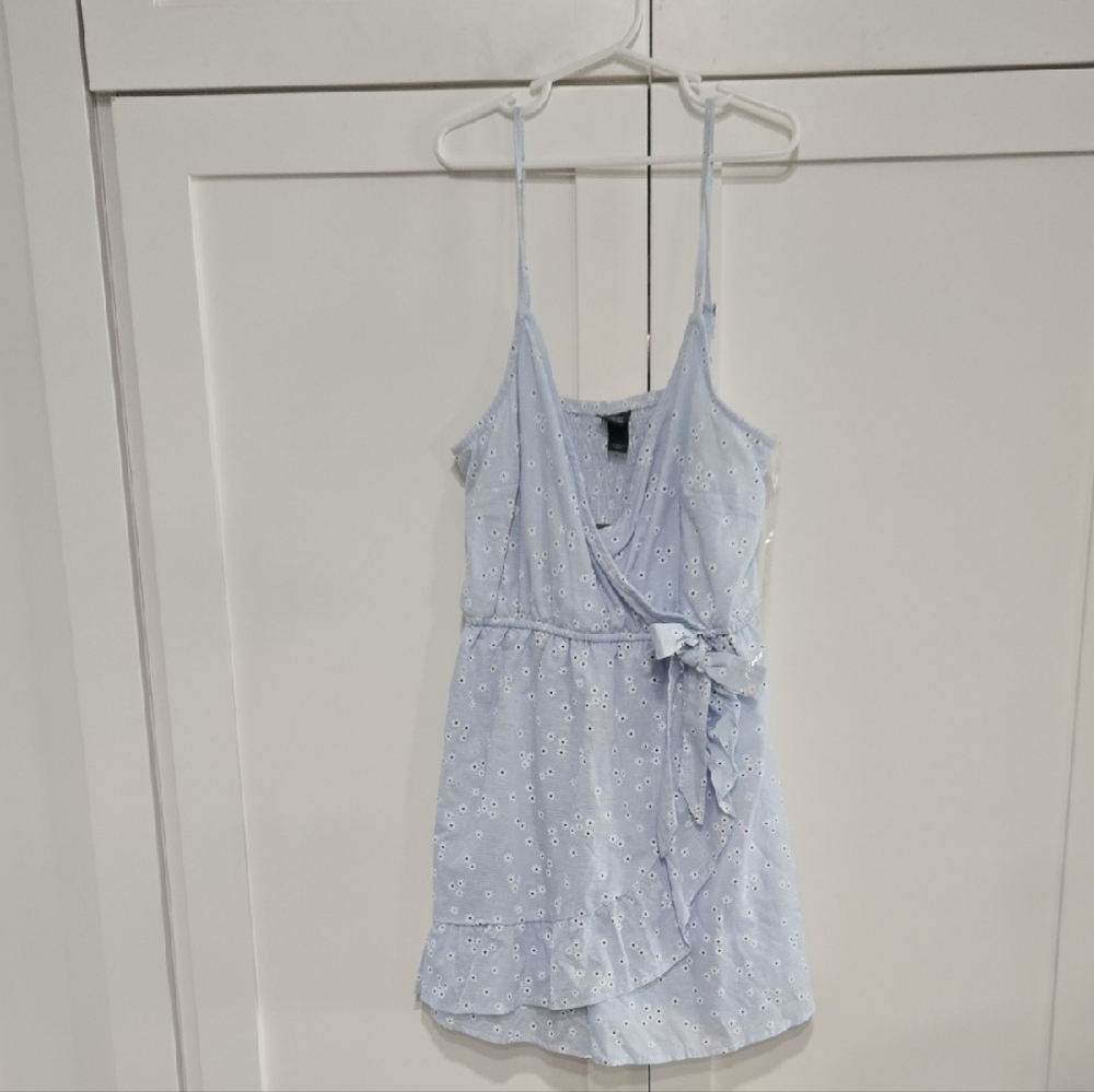 Wild Fable Blue Sleeveless Wrap Camisole